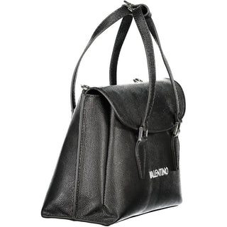 Mario Valentino Recycled Black Handbag with Adjustable Strap