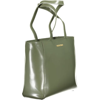Mario Valentino Recycled Green Handbag with Zip Closure