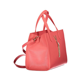 Mario Valentino Pink Polyethylene Handbag with Detachable Strap