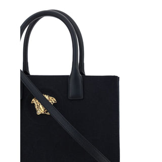 Versace Iconic Cotton Shoulder Bag with Medusa Detail