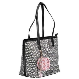 Mario Valentino Black Handbag with Removable Coin Purse