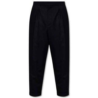 Balmain Black Cotton Jeans & Pant