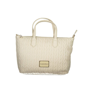 Mario Valentino White Recyclable Handbag with Adjustable Strap