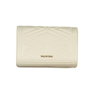 Mario Valentino Beige Adjustable Handbag with Contrasting Details
