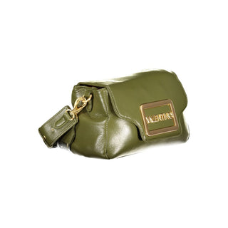 Mario Valentino Green Handbag with Adjustable Strap and Multiple Pockets