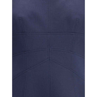 Alexander McQueen Short Dress with short gathered sleeves
