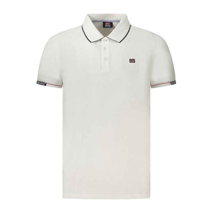 Norway 1963 White Cotton Men Polo Shirt