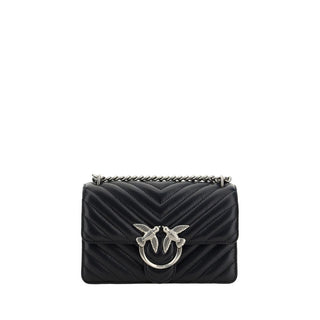 PINKO Mini Love Quilted Leather Shoulder Bag