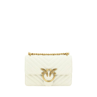 PINKO Mini Love Quilted Leather Shoulder Bag