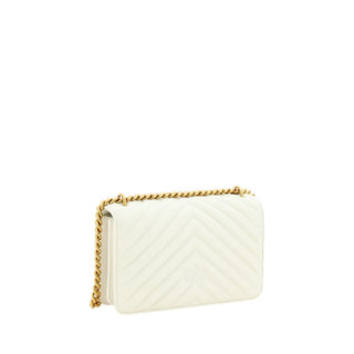 PINKO Mini Love Quilted Leather Shoulder Bag