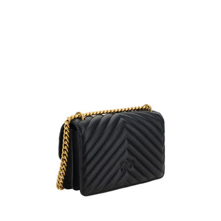PINKO Mini Love Quilted Leather Shoulder Bag