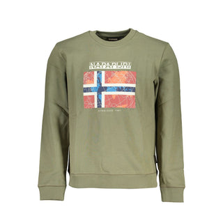 Napapijri Green Cotton Sweater