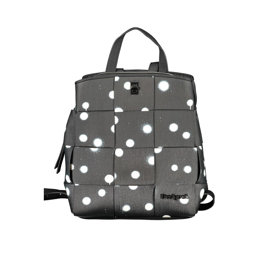 Desigual Black Polyethylene Backpack - Ginchy