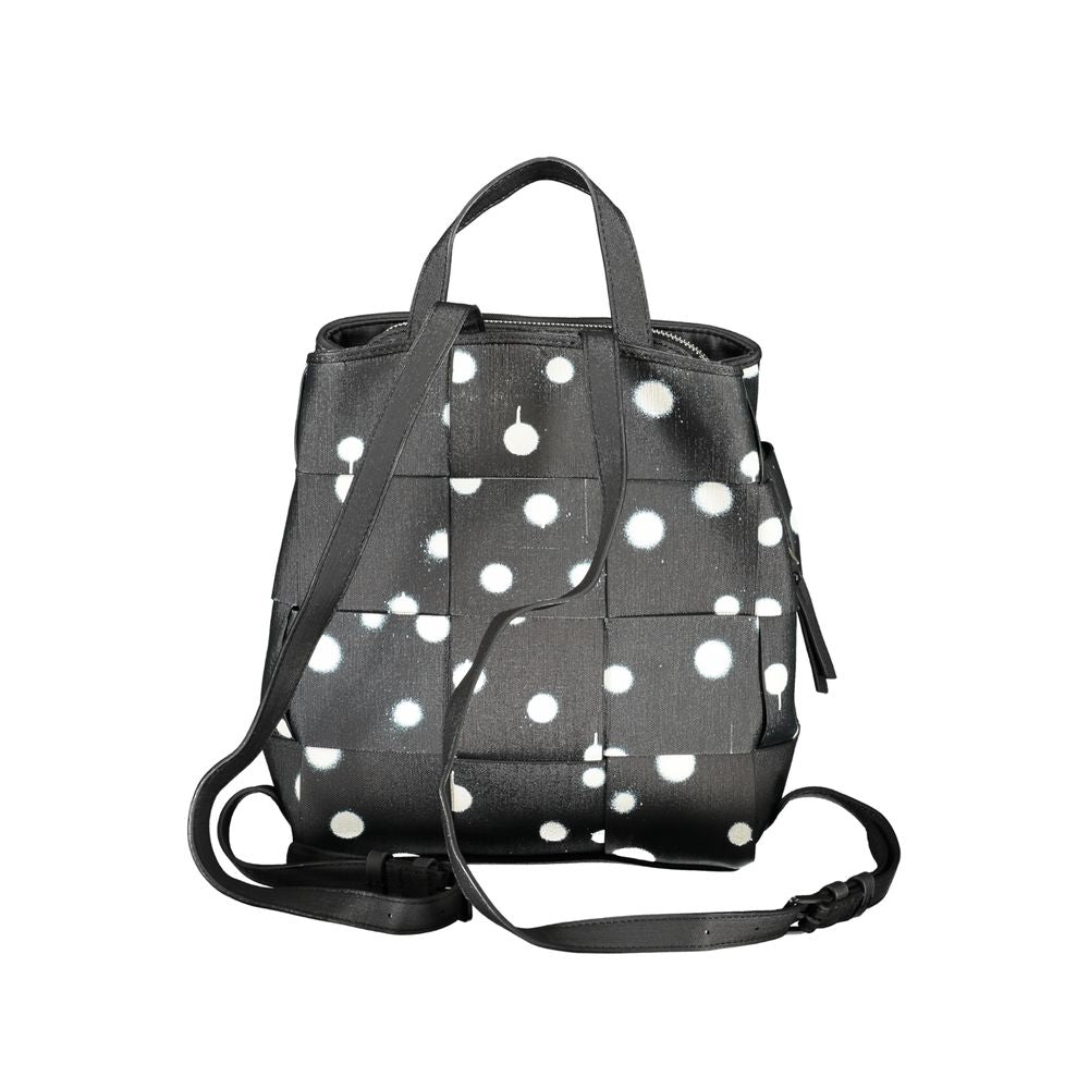 Desigual Black Polyethylene Backpack - Ginchy