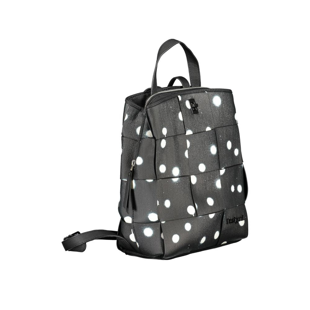 Desigual Black Polyethylene Backpack - Ginchy