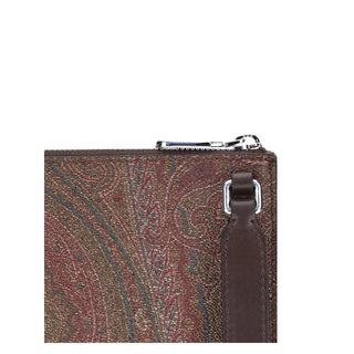 Etro Arnica Pouch in Iconic Paisley Jacquard