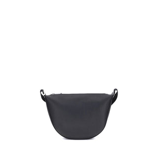 Fendi Melon Medium Shoulder Bag in Black Grained Leather