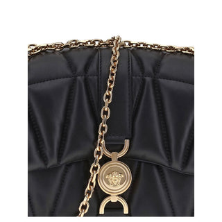 Versace Kleio Quilted Lambskin Shoulder Bag