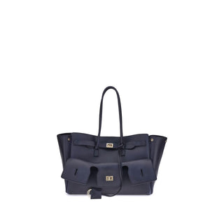 Balenciaga Medium Bel Air Shoulder Bag in Calf Leather