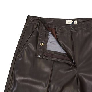 BLANCA VITA Faux Leather Shorts