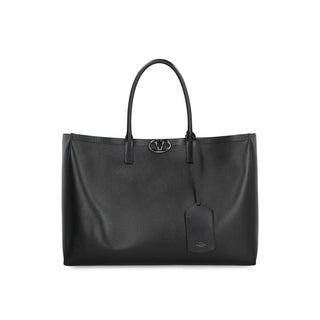 Valentino Garavani Vlogo Locker Tote Bag in Calf Leather