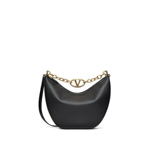 Valentino Garavani Vlogo Gate Leather Shoulder Bag