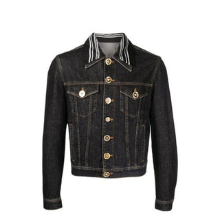 Versace Medusa Motif Denim Jacket