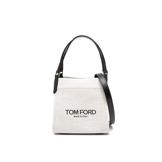 Tom Ford Medium Amalfi Canvas Tote Bag