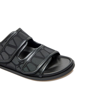 Valentino Garavani Toile Iconographe Flat Sandals