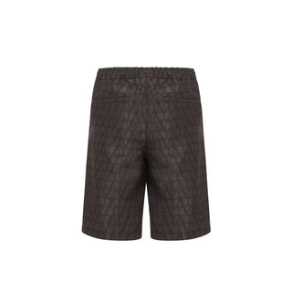 Valentino Logo Silk Shorts