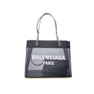 Balenciaga Transparent Duty Free Shopper Bag