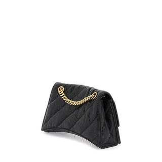 Balenciaga Crush Small Calf Leather Shoulder Bag