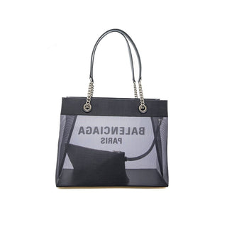 Balenciaga Transparent Duty Free Shopper Bag