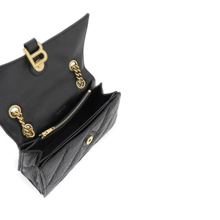 Balenciaga Crush Small Calf Leather Shoulder Bag