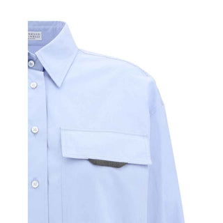 Brunello Cucinelli Shirt with iconic jewelry detail