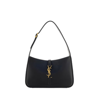 Saint Laurent Smooth Leather Hobo Shoulder Bag