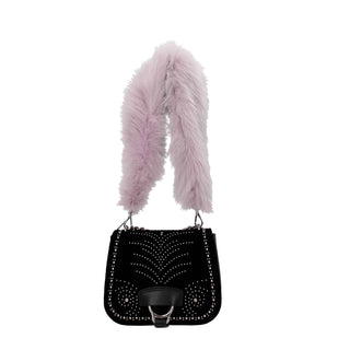 Miu Miu Purple Fur Shoulder Bag