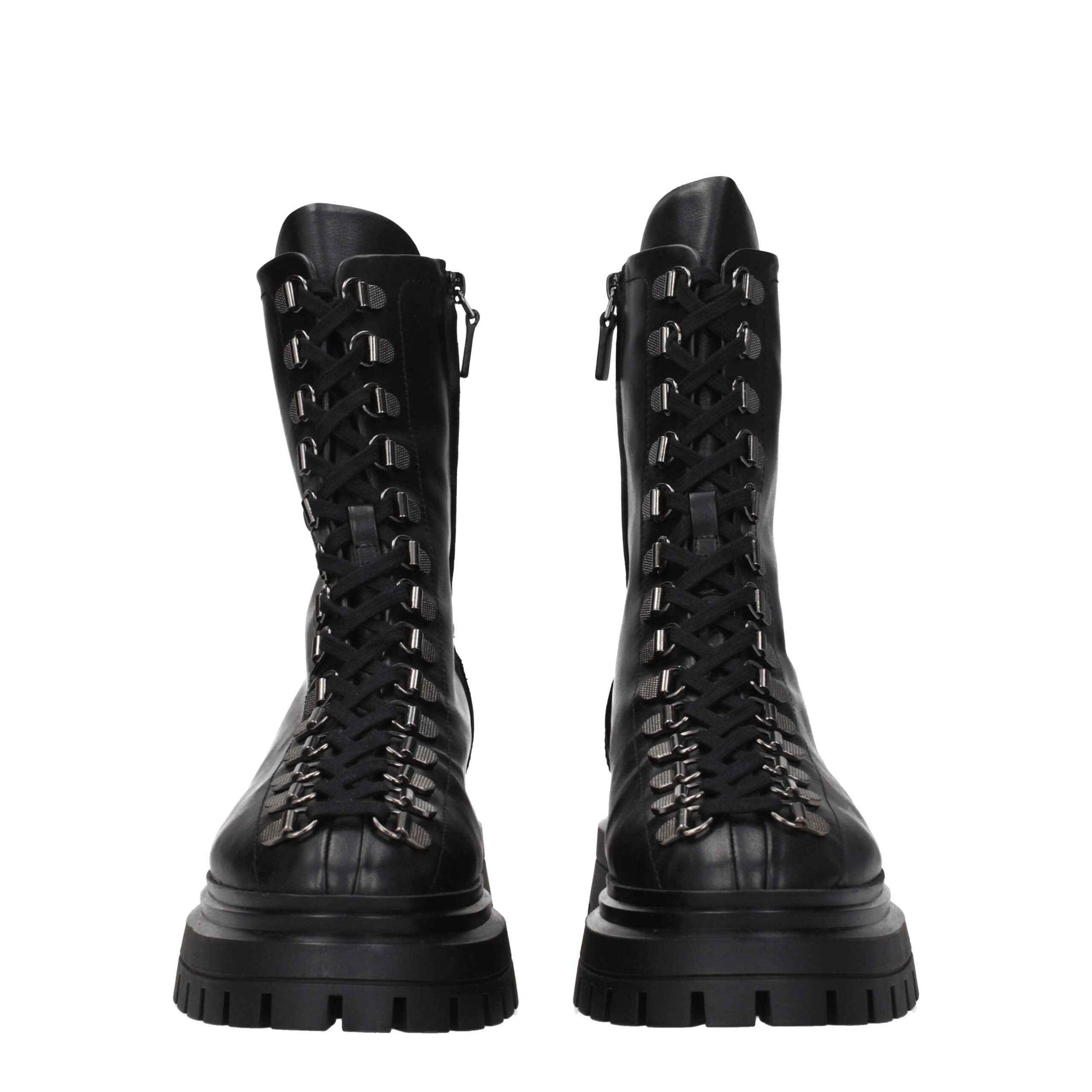 Stuart Weitzman Black Leather Ankle Boots