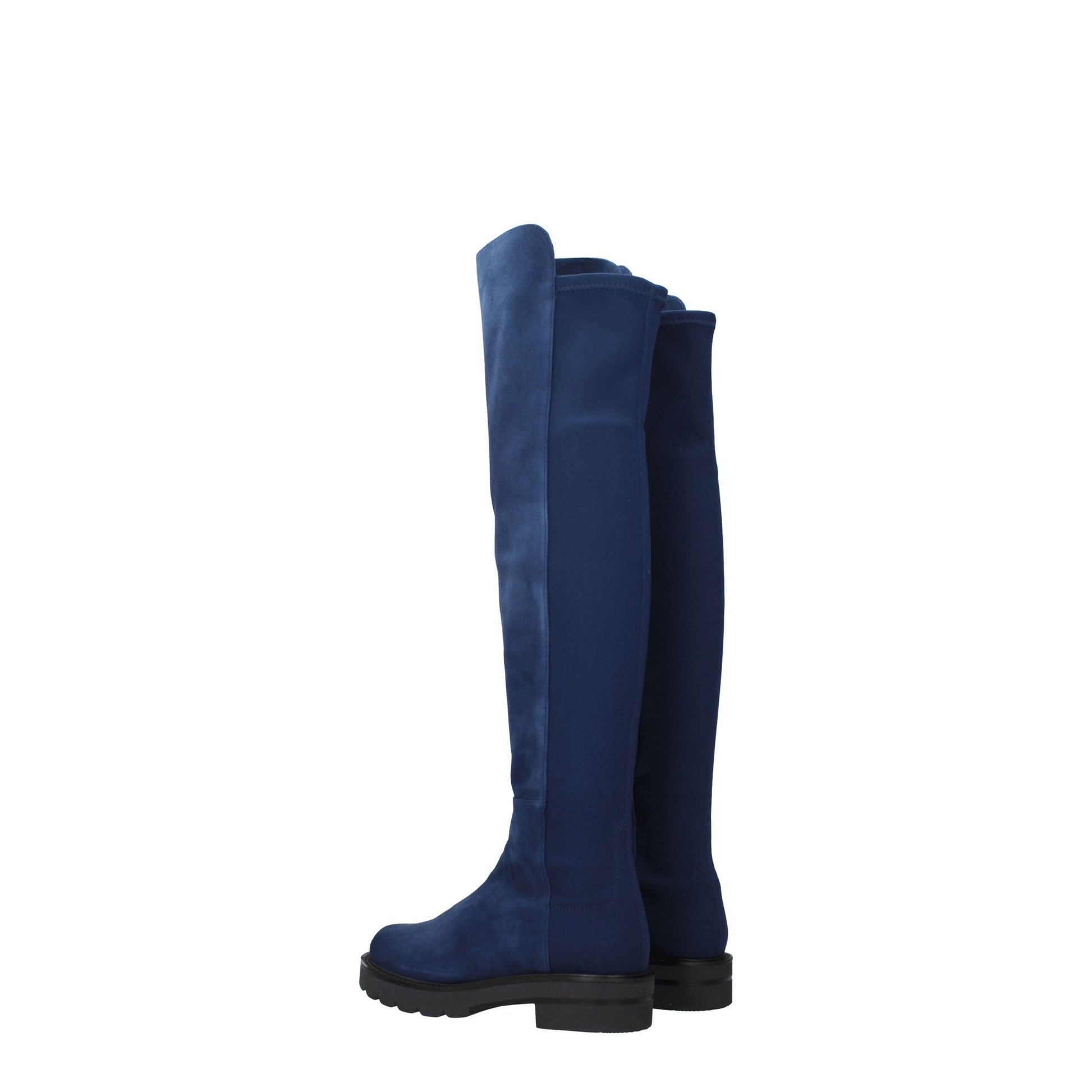 Stuart Weitzman Blue Leather Over The Knee
