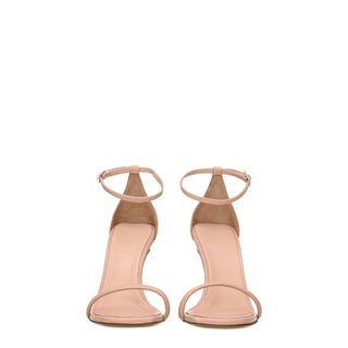 Lanvin Pink Leather Stiletto Heel Sandals
