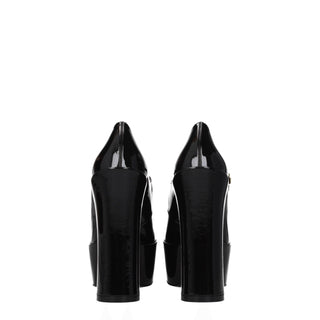 Stuart Weitzman Black Leather Platforms Pumps