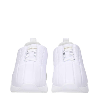 Burberry White Leather Sneakers