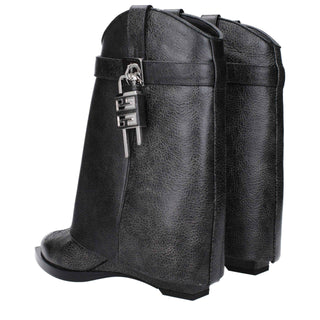 Givenchy Black Leather Ankle Boots