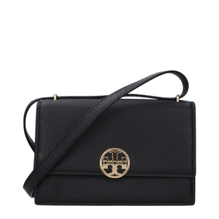 Tory Burch Black Leather Medium Crossbody Bag