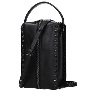 Valentino Garavani Black Leather Clutch Bags