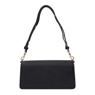 Tory Burch Elegant Black Leather Shoulder Bag