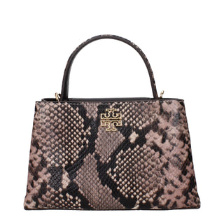 Tory Burch Elegant Pink Leather Handbag