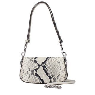 Tory Burch White Leather Adjustable Shoulder Bag