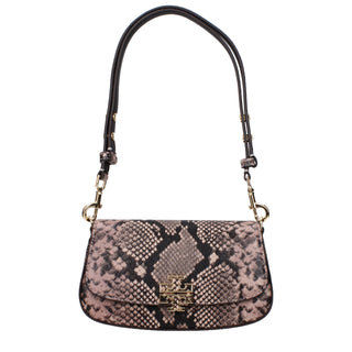 Tory Burch Pink Leather Shoulder Bag with Adjustable and Removable Handles