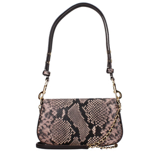 Tory Burch Pink Leather Shoulder Bag with Adjustable and Removable Handles